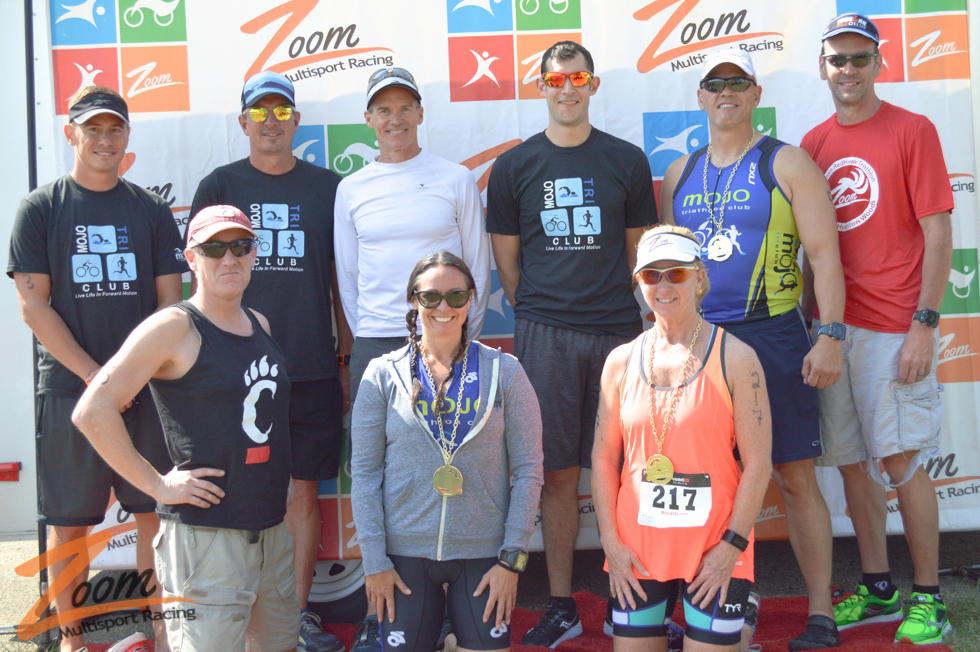 Hueston Woods Triathlon Athletes in Photo Booth