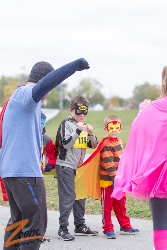 Athletes in Costume for Contest